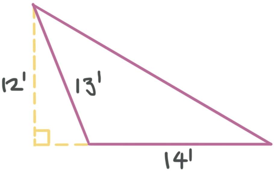 How to find the area of any triangle Krista King Math Online